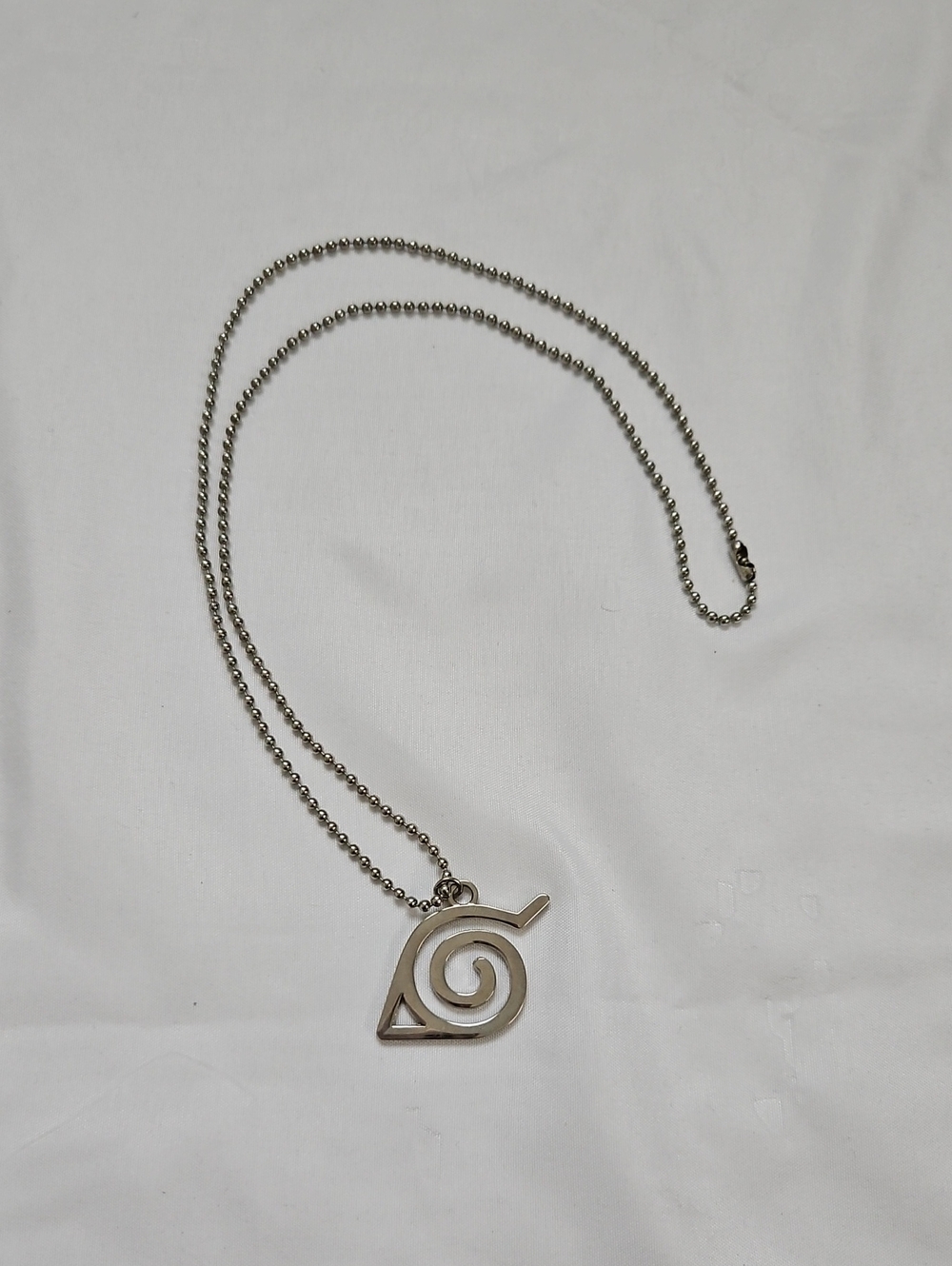 Silver Naruto Pendant Necklace